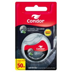 Fio Dental Condor Carvao Menta Leve 50m Pague 25m Merheje