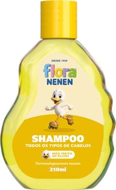 Shampoo Flora Nenen Tradicional Cabelos Normais 210ml Suissa