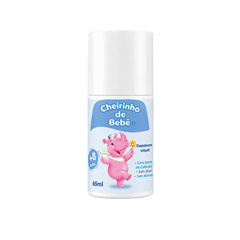 Desodorante  Roll On  Cheirinho De Bebe Azul 65ml Kanitz