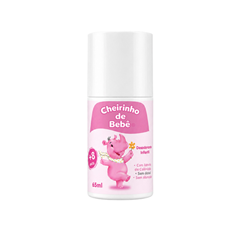 Desodorante  Roll On  Cheirinho De Bebe Rosa 65ml Kanitz