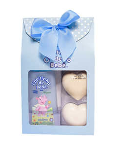 Kit Cheirinho Bebe (Col+Sab) Blue 200/65g Kanitz