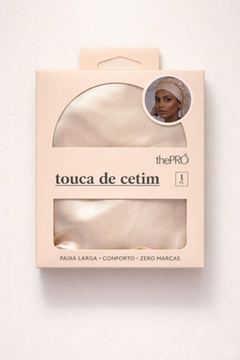 Touca Cetim Thepro Nude Faixa Larga