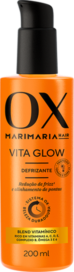 Defrizante Ox Mari Maria Vita Glow 200ml Flora Capilar