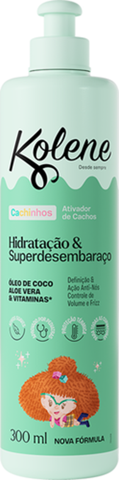 Ativador De Cachos Kolene Óleo Nutritivo 300ml Flora Capilar