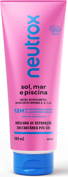 Máscara Capilar De Tratamento Neutrox Sol, Mar E Piscina 200ml