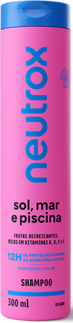 Shampoo Neutrox Sol, Mar E Piscina 300ml Flora Capilar