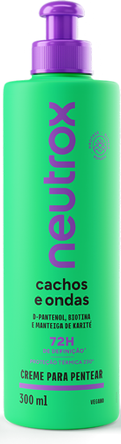 Creme De Pentear Neutrox Cachos E Ondas 300ml Flora Capilar