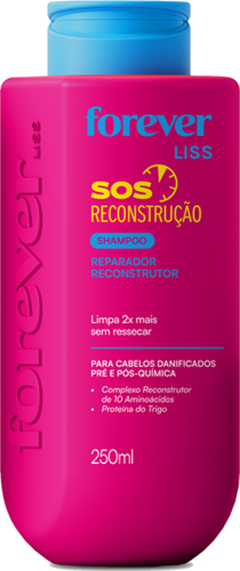 Shampoo Forever Liss  Reparador Sos Reconstrução 250ml
