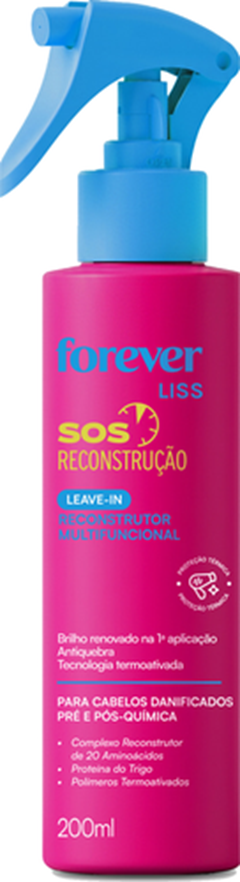 Leave -In Forever Liss Sos Reconstrução 200ml