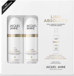 Kit Jacques Janine Liso Absoluto (Shampoo240ml /Condicionador 240 Ml Fluido 60ml)