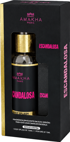 Kit Amakha Body Splash Escandalosa +Perfume 15ml