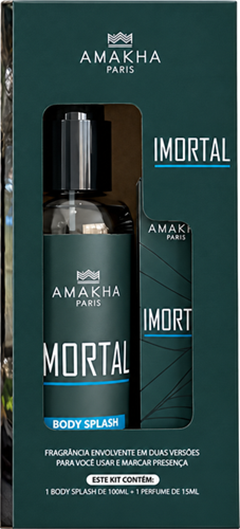 Kit Amakha Body Splash Imortal +Perfume 15ml
