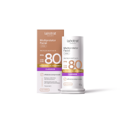 Multiprotetor Solar Facial Labotrat Bege Médio Fps 80 Dermo Sun 15g