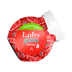 Protetor Solar Labial Laby Azedinha Morango Push Pull Fps8 C/30 3,5g Bravir