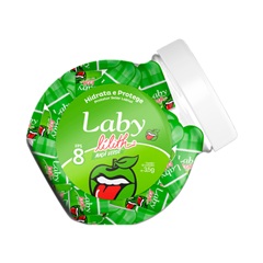 Protetor Solar Labial Laby Lilith Fps8 Maça Verde Push Pull C/30 3,5g Bravir