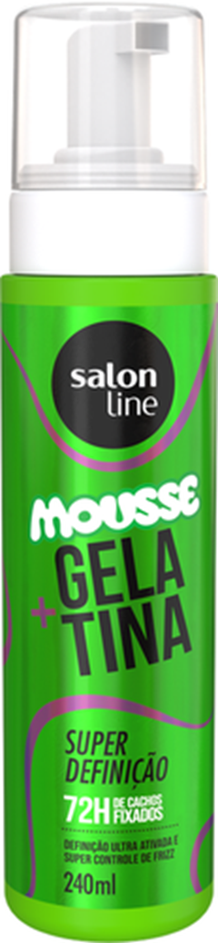Mousse + Gelatina S Line Super Definição 240ml