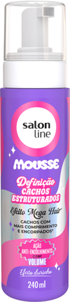 Mousse Salon Line Definição Cachos Estruturados 240ml