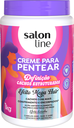 Creme Pentear Salon Line Definição Cachos Estruturados 1kg
