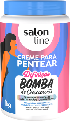 Creme Pentear Salon Line Definição Bomba De Crescimento 1kg