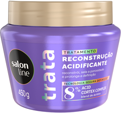 Máscara Capilar Salon Line Reconstrução Acidificante 450g