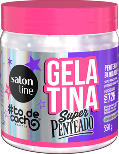 Gelatina Salon Line #Todecacho Super Penteado 550gr