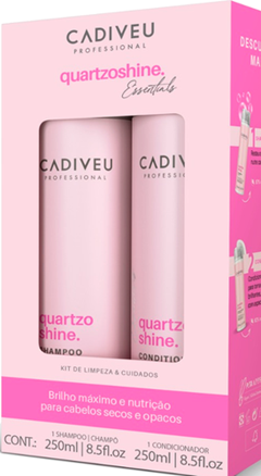 Kit Cadiveu (Shampoo+Condicionador) Quartzo Shine 250ml