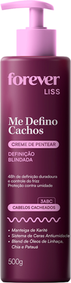 Creme De Pentear Forever Liss Me Defino Cachos 500g