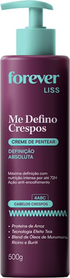 Creme De Pentear Forever Liss Me Defino Crespos 500g