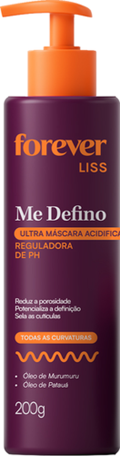 Máscara Acidificante Forever Liss Me Defino 200ml