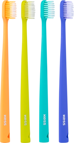 Escovas Dentais Kess Basic Tipper Pack C/4 Belliz