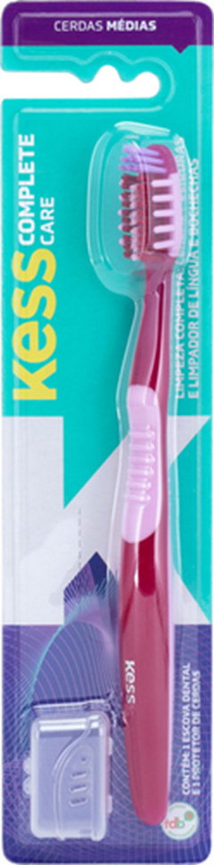 Escova Dental Kess Complete Care Média Sortidas Belliz