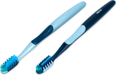 Escovas Dentais Kess Care Média Azul Pack C/2 Belliz