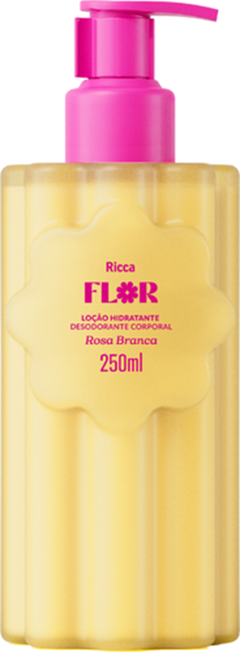 Hidratante Corporal Deo Ricca Flor Rosa Branca 250ml Belliz