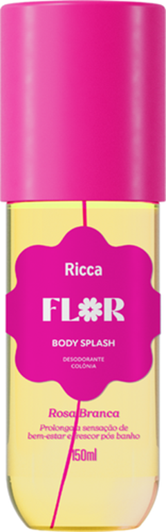 Body Splash Ricca Flor Rosa Branca 150ml Belliz