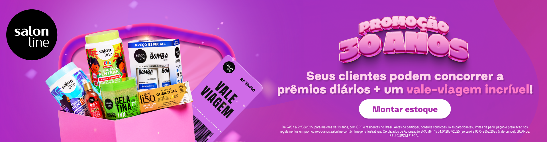 salon line lançamentos 
